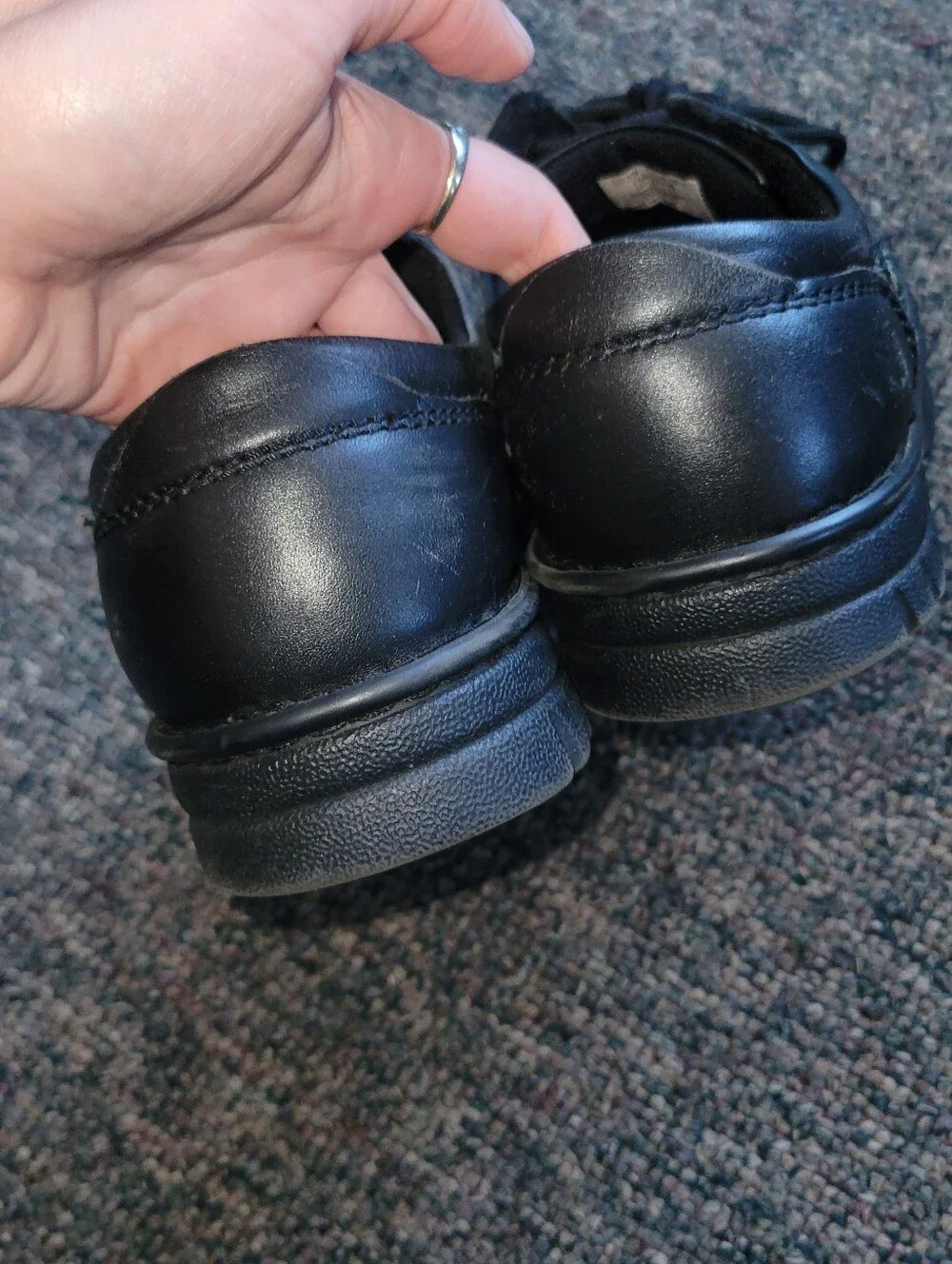 🛑🔥5/$20 Eastland Black Kids Lace-Up Dress Shoes